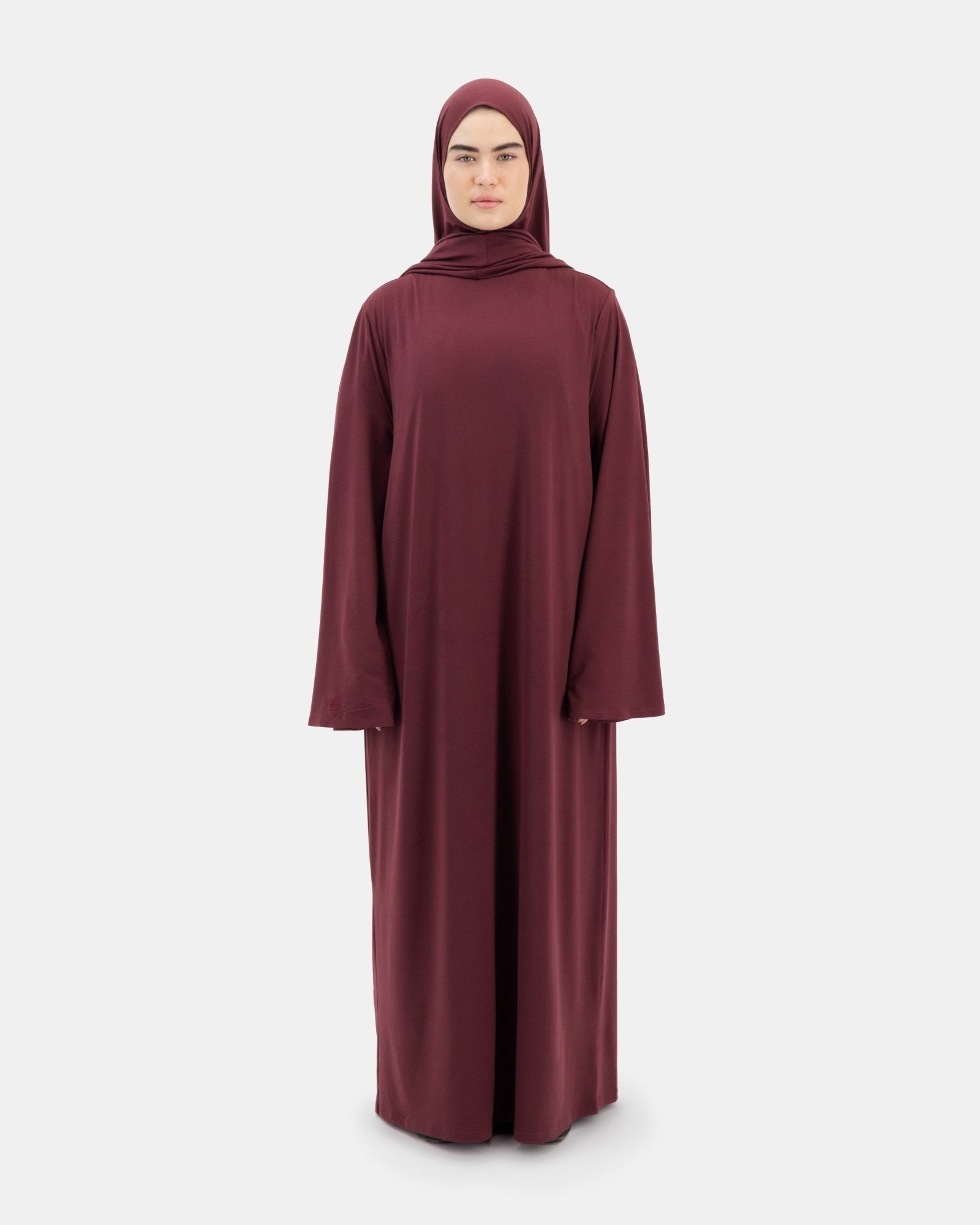 The Everyday Dress Deep Burgundy