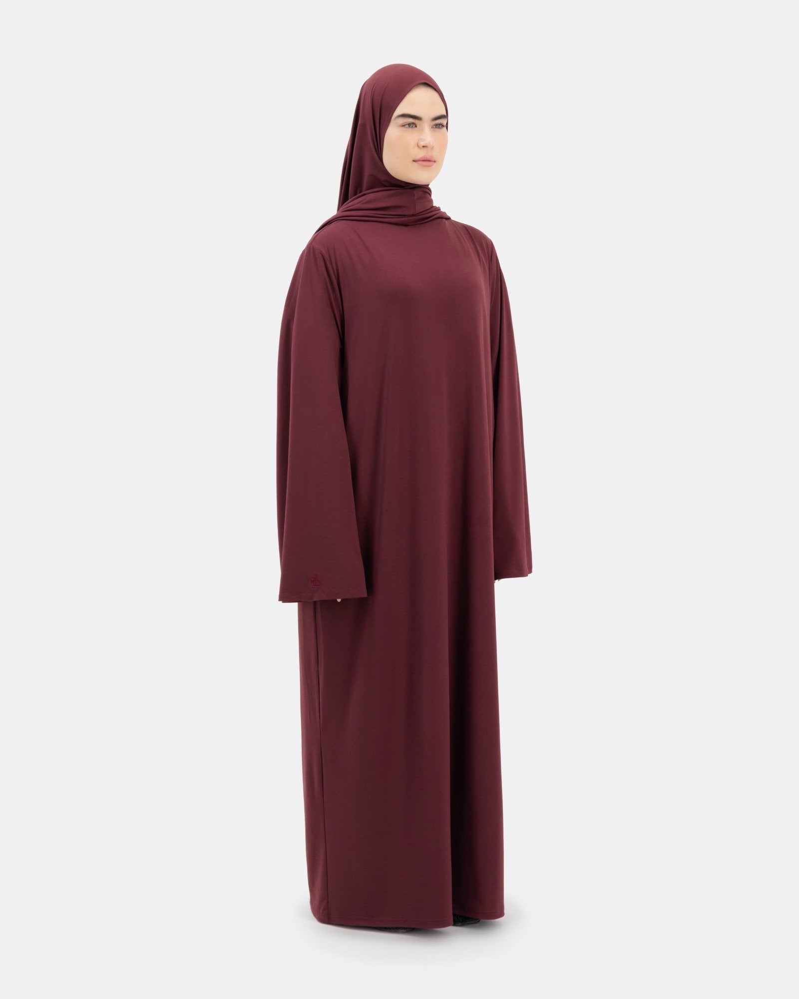 The Everyday Dress Deep Burgundy