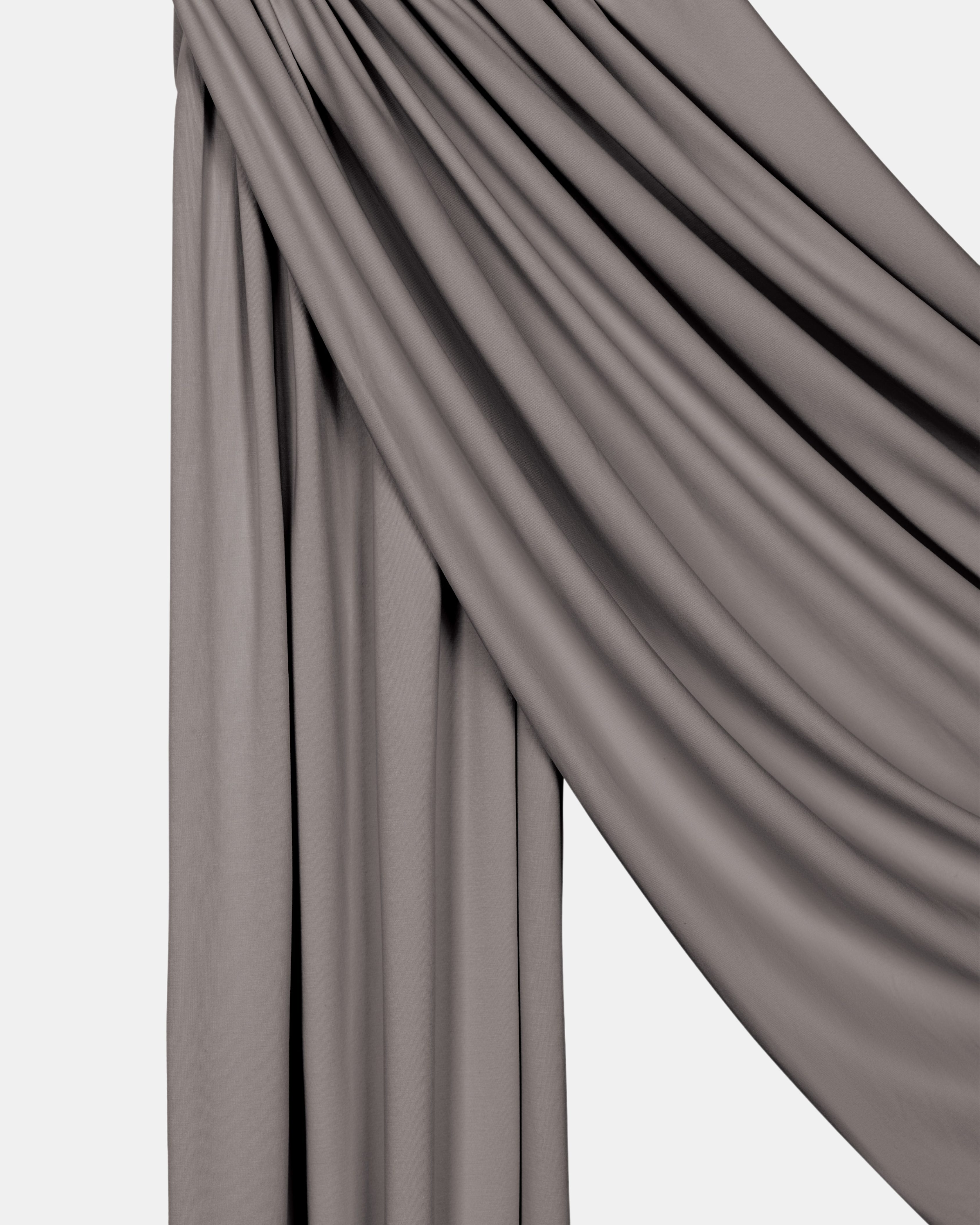 Airy Jersey Scarf Charcoal Grey