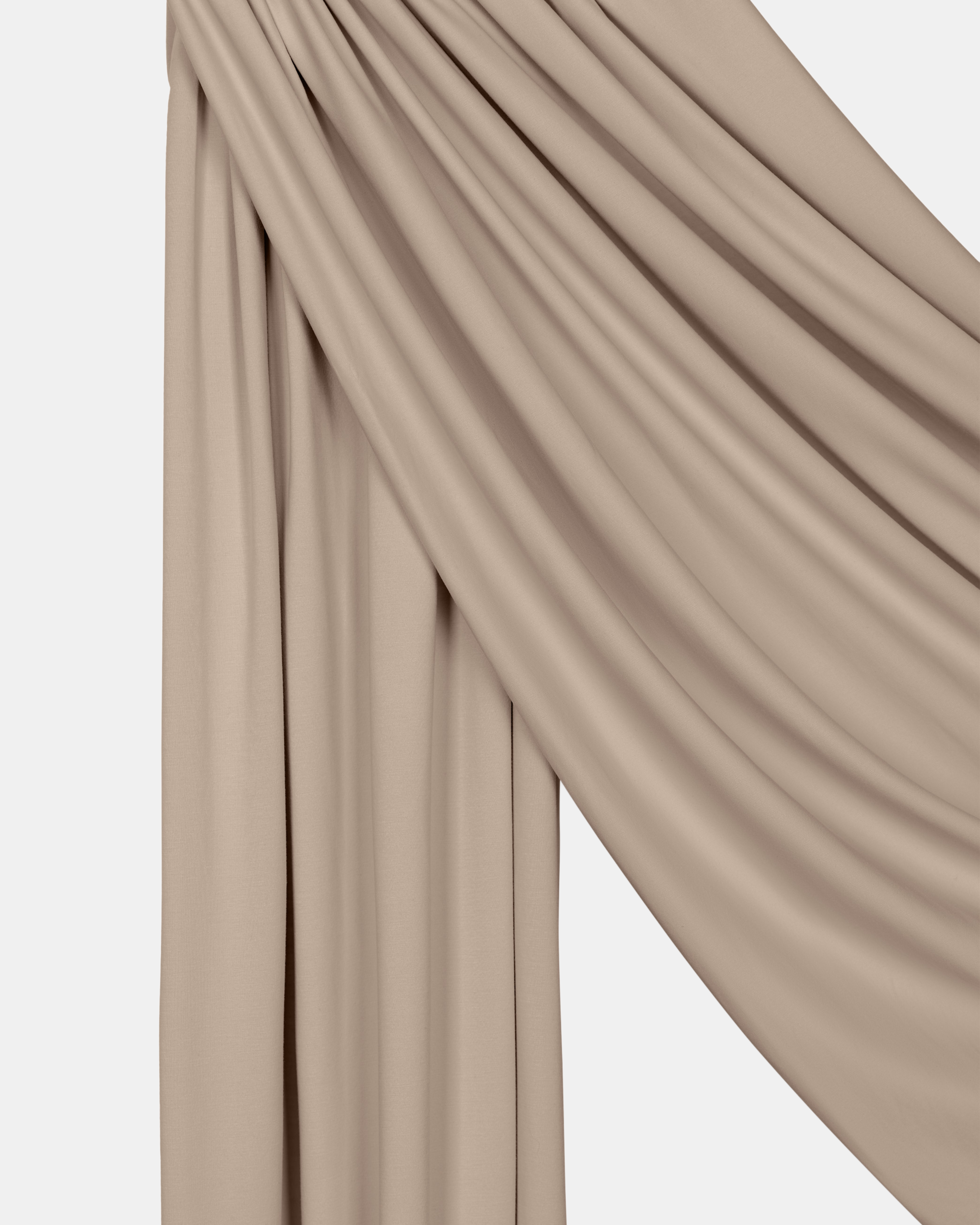 Airy Jersey Scarf Ash Taupe