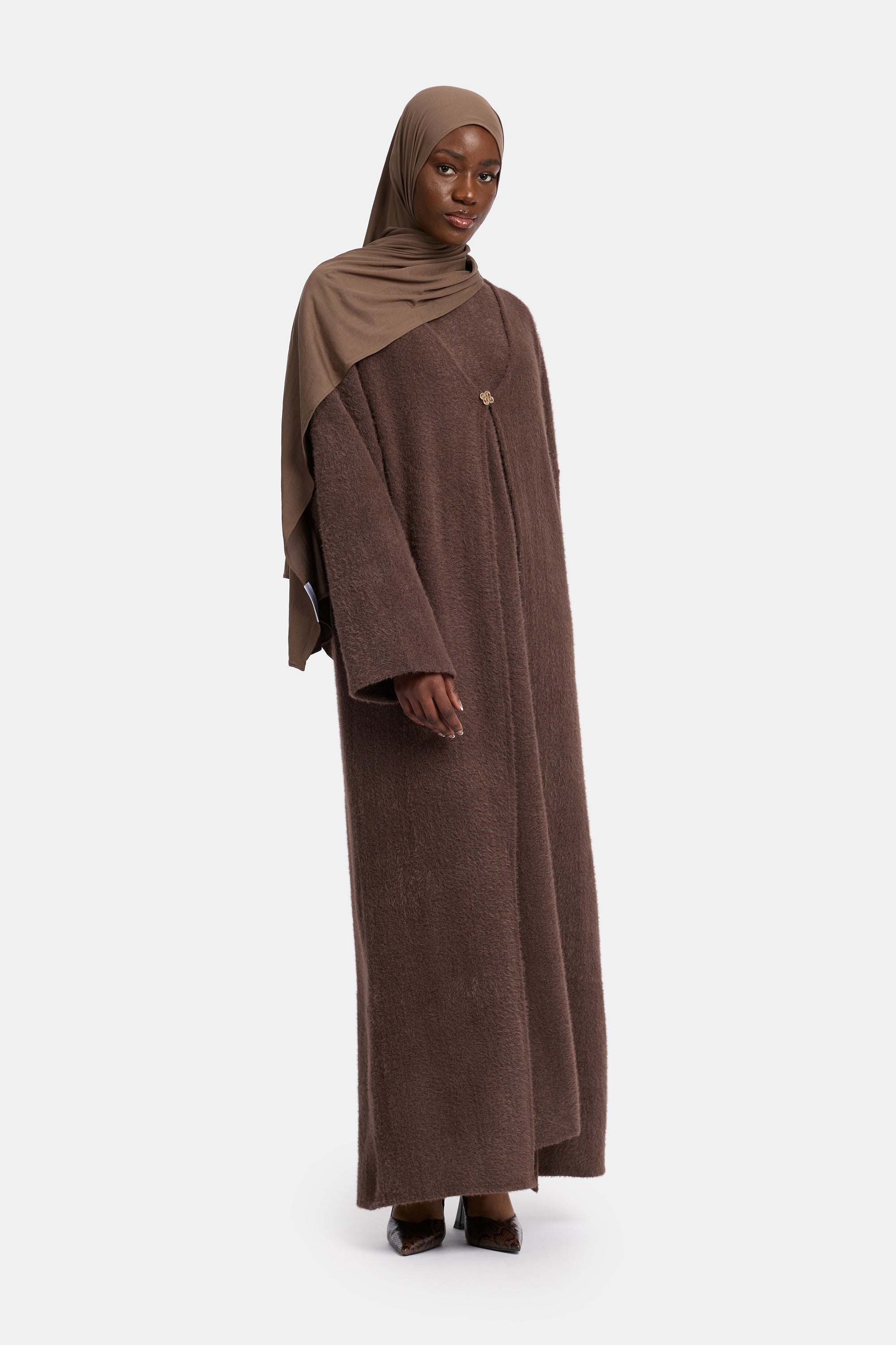 The Cloud Abaya Dark Brown