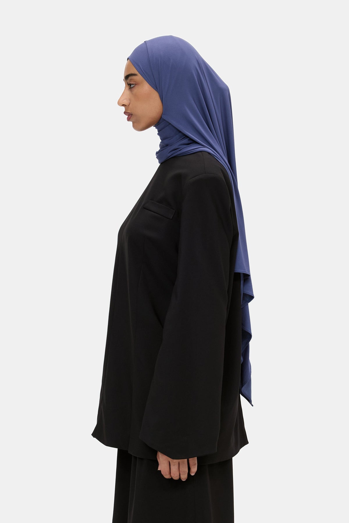 The Structured Top in Black, side