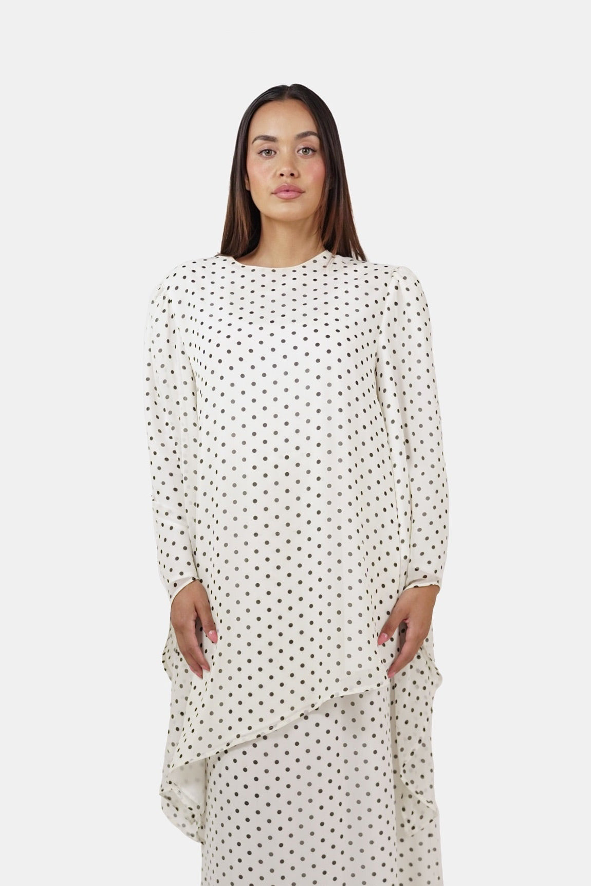 The Asymmetric Polkadot Top Vanilla Dot