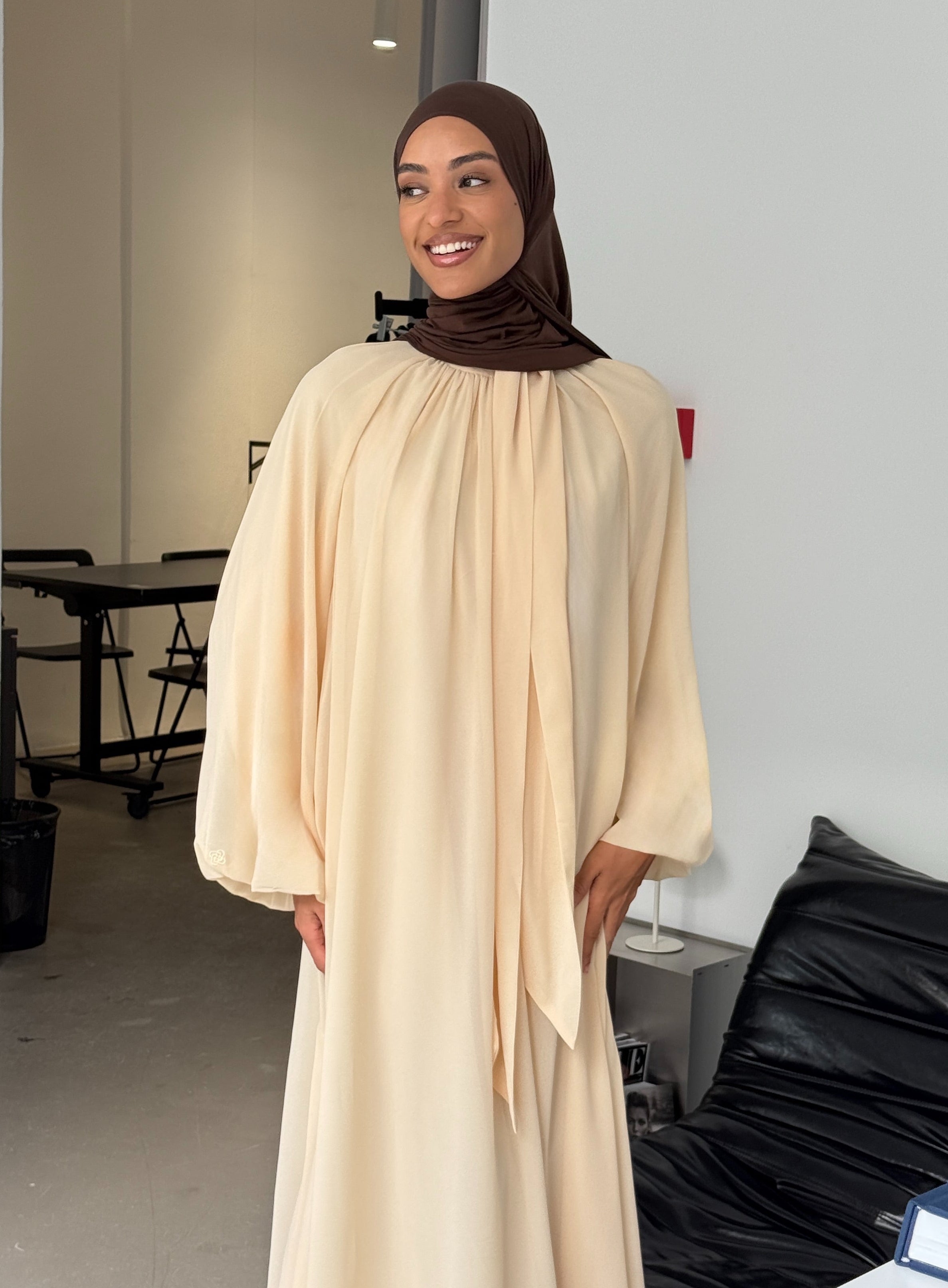 The Aura Dress Butter Yellow