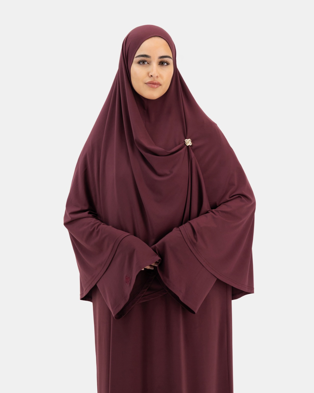 The Everyday Khimaar Deep Burgundy