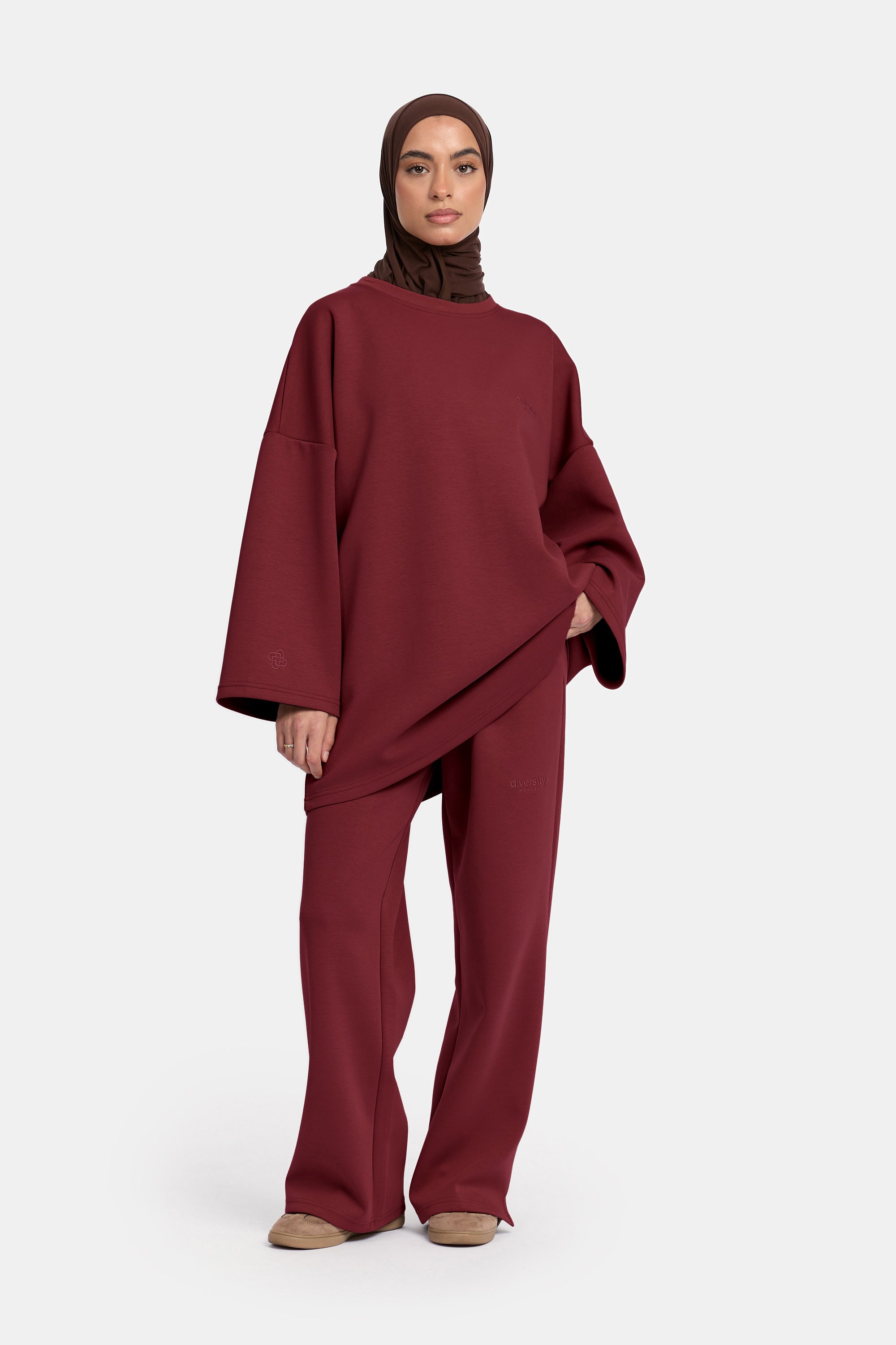 The Comfy Pants Burgundy