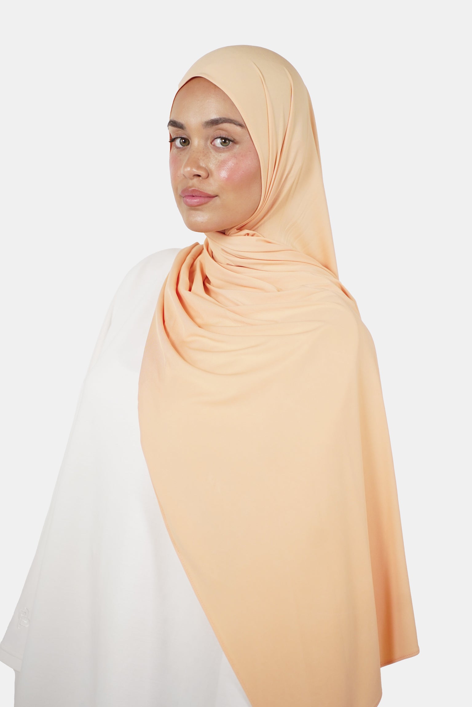 Airy Jersey Scarf Soft Peach (Preorder)