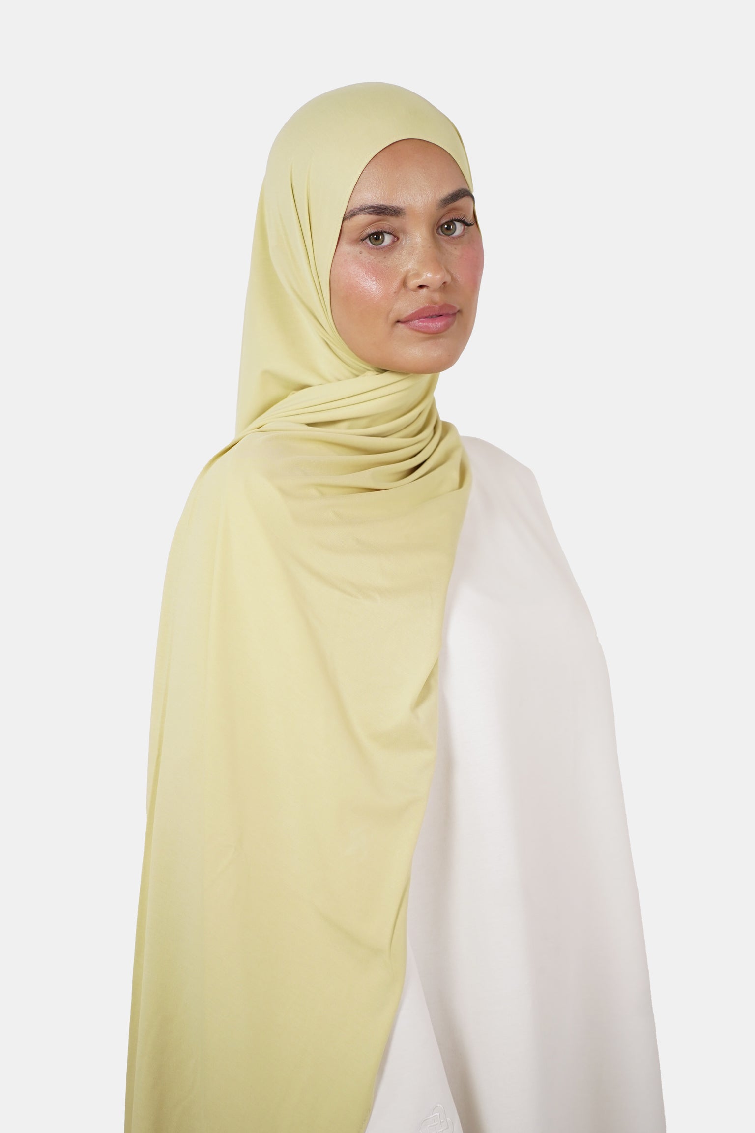 Airy Jersey Scarf Sage Lime (Preorder)