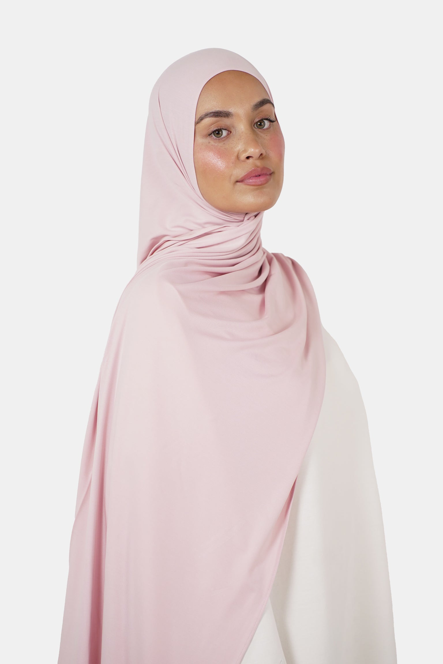 Airy Jersey Scarf Blush Rose (Preorder)