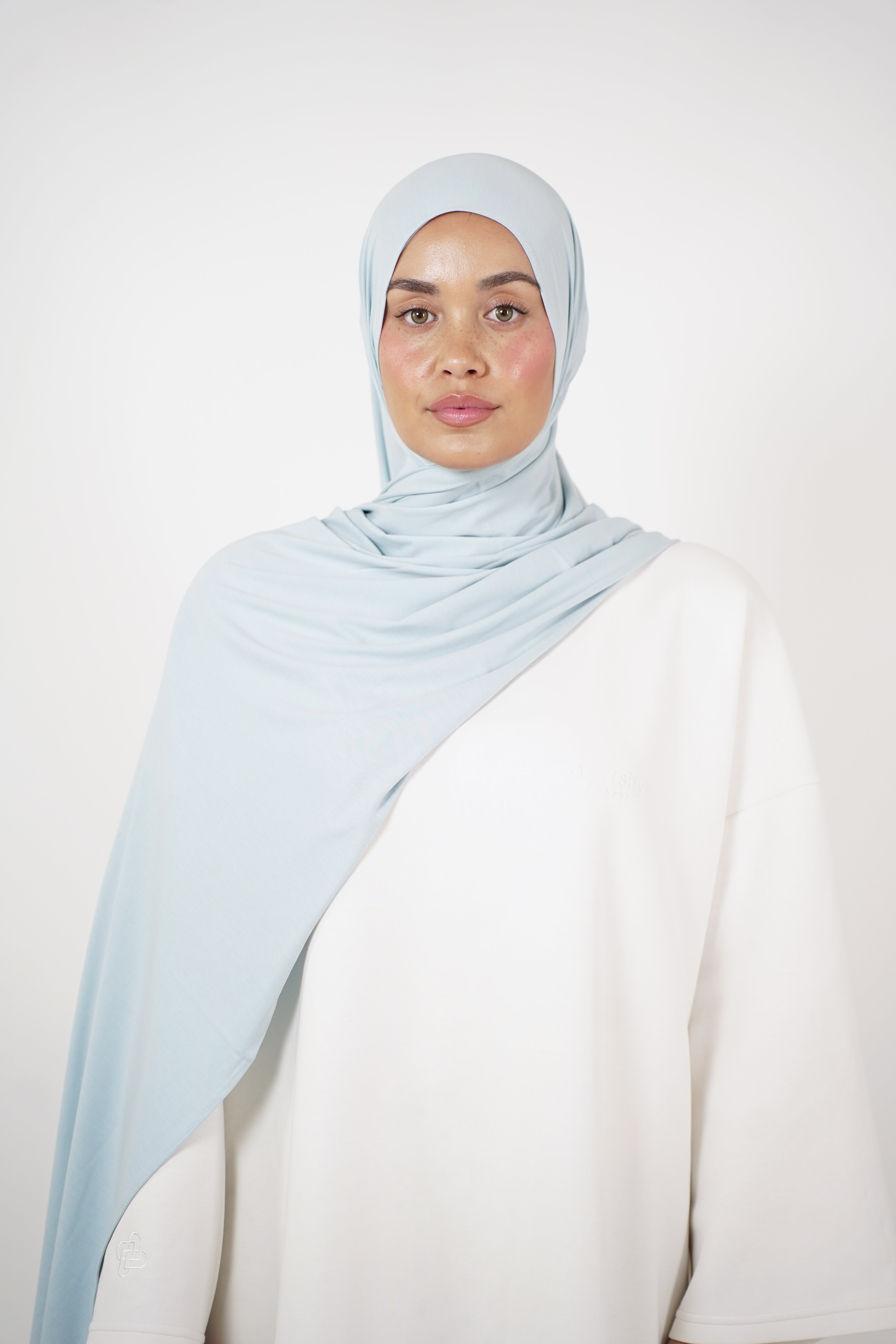 Airy Jersey Scarf Powder Blue (Preorder)