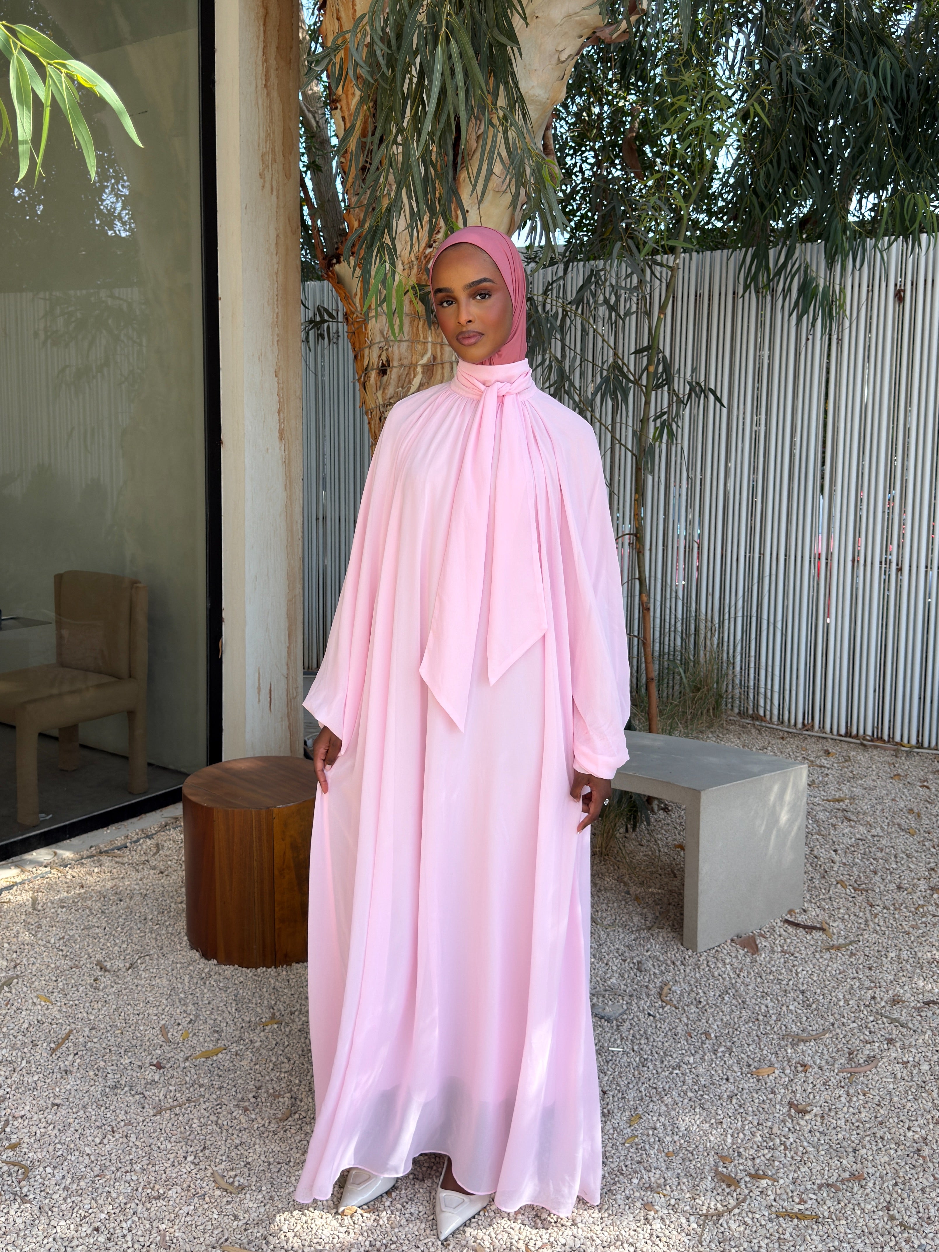 The Aura Dress Blush Pink
