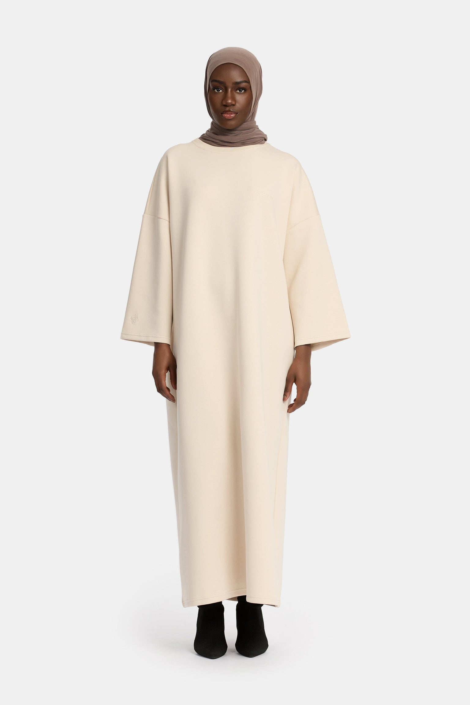 The Comfy Dress Beige