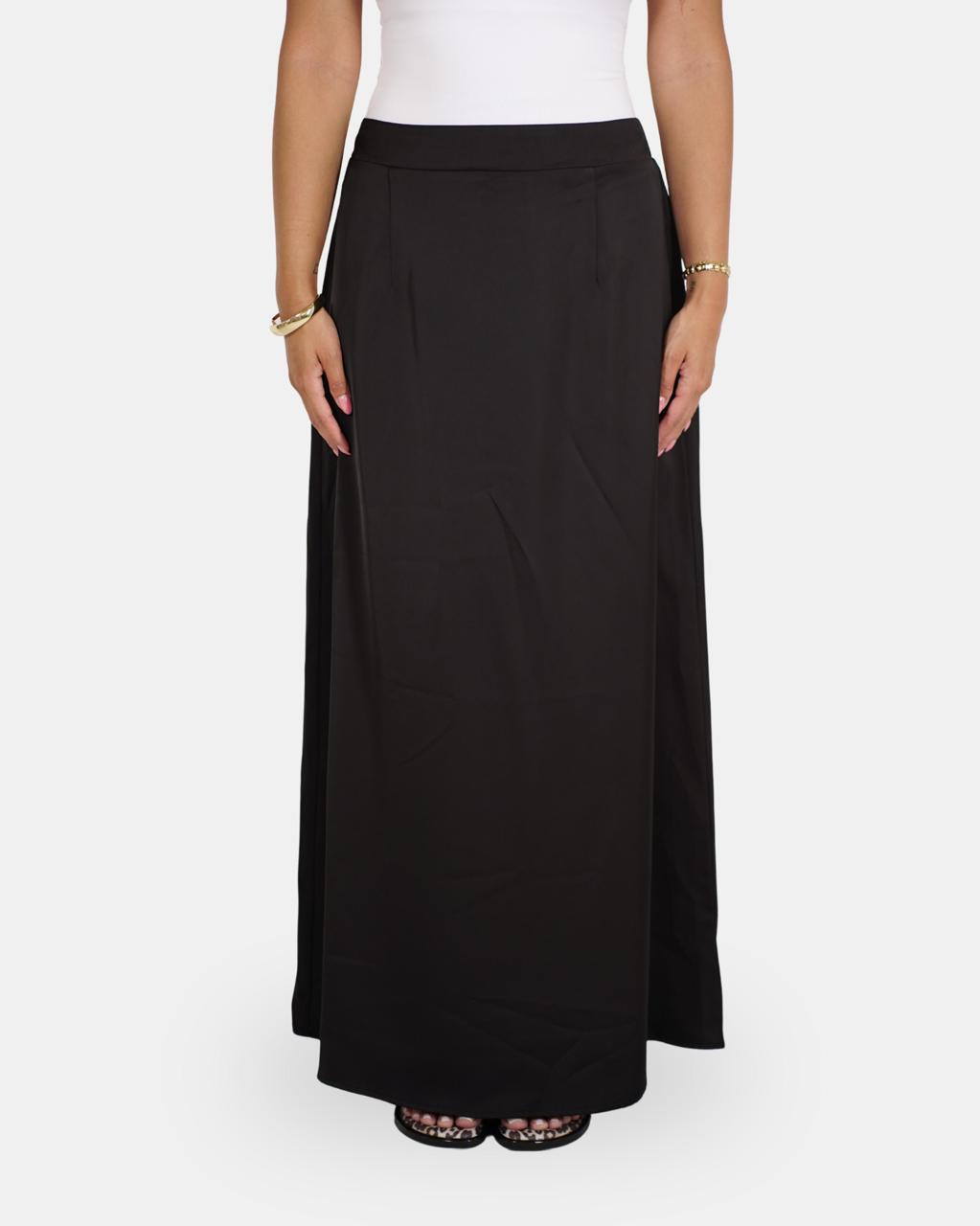 The Unique Set Summer Skirt Deep Noir