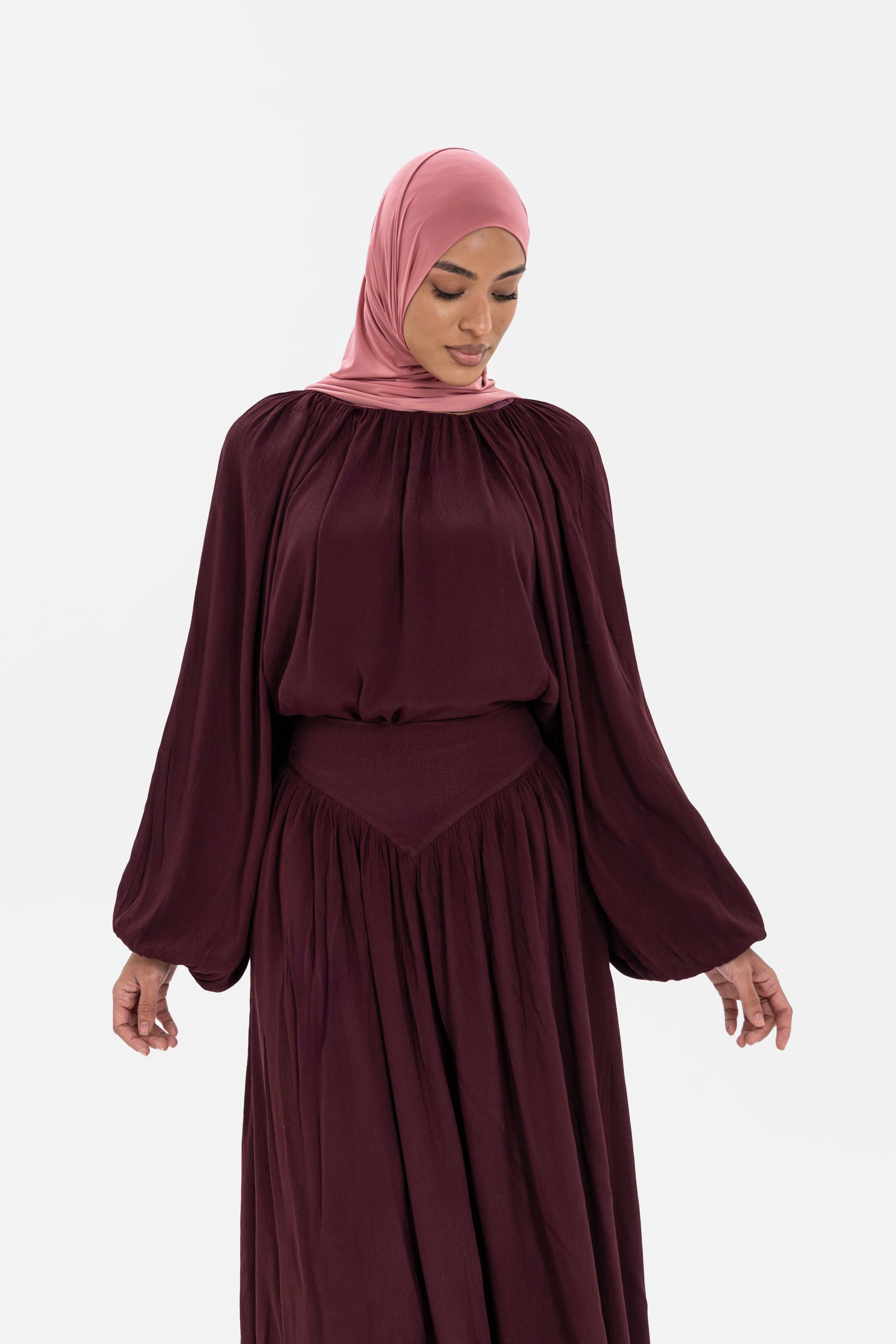 The Plisse Top Espresso Brown