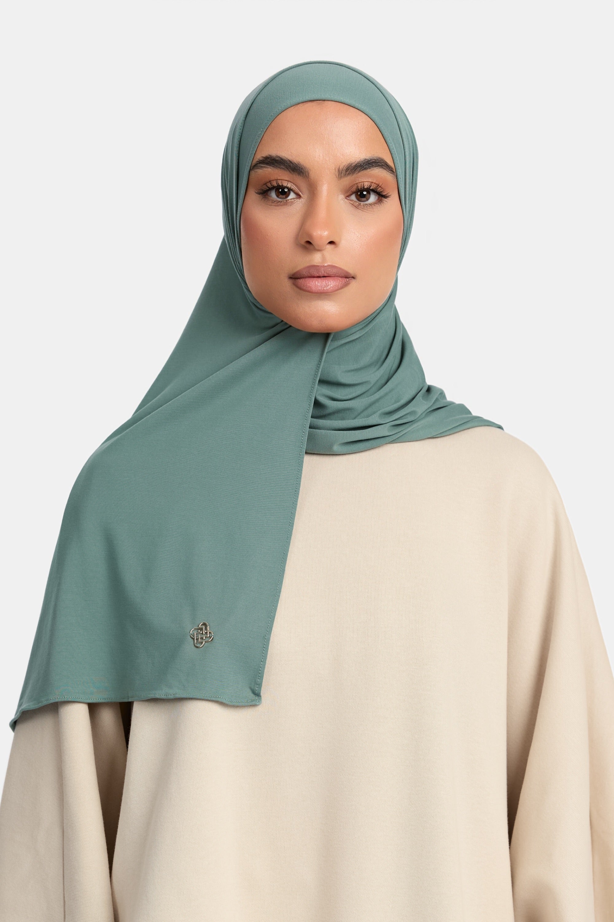 Airy Jersey Scarf Forest Green