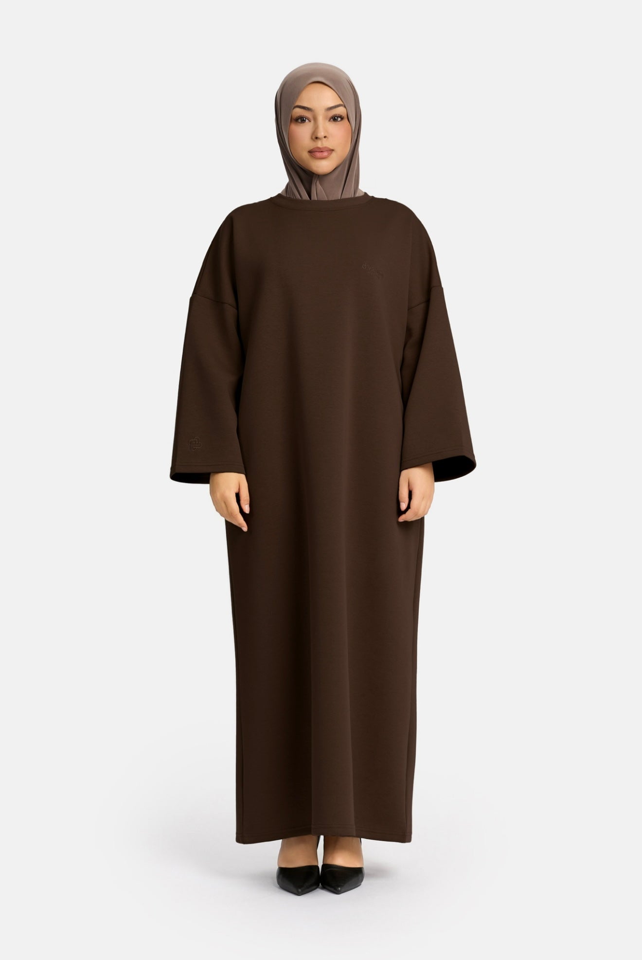 The Comfy Dress Deep Brown