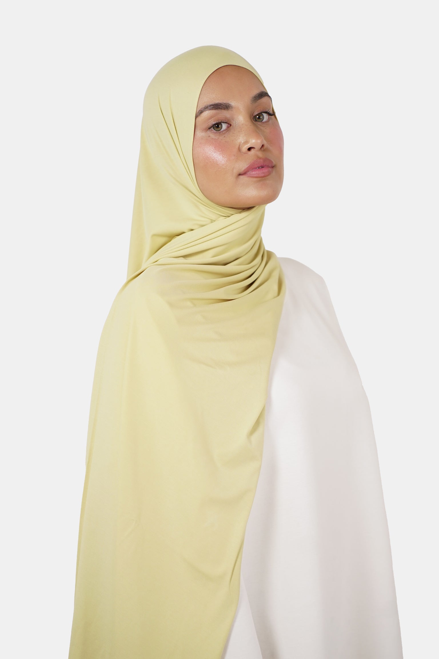 Airy Jersey Scarf Sage Lime (Preorder)