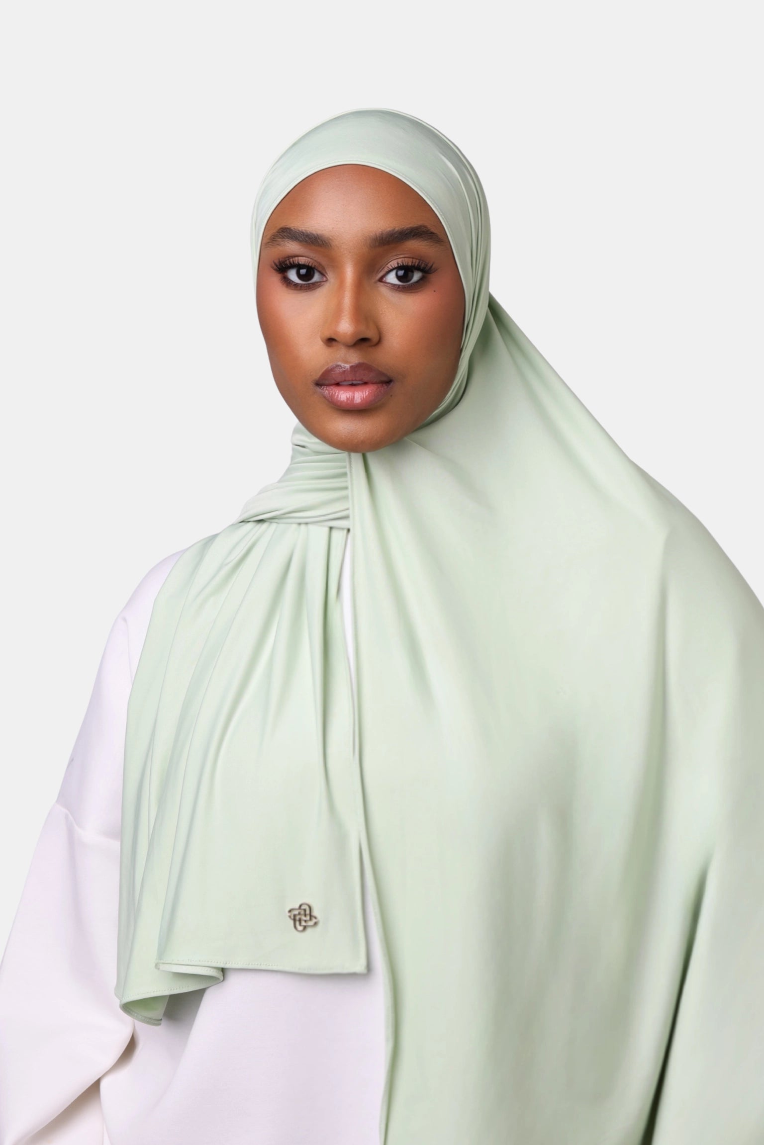 Ice Silk Jersey Scarf MInt Green