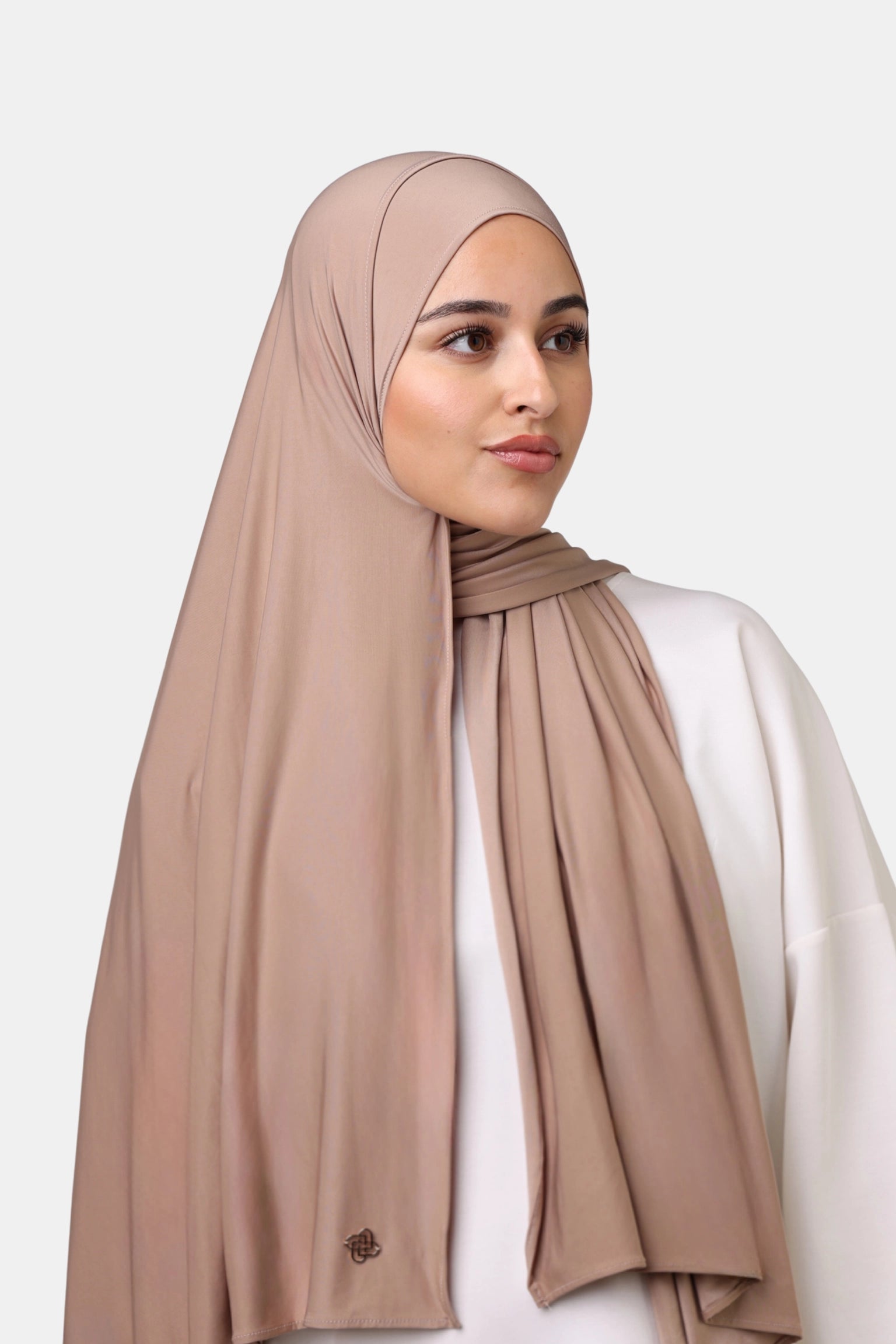 Ice Silk Jersey Scarf Fox Brown