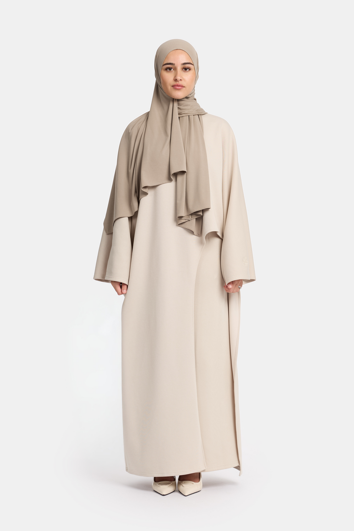The Unique Set in Beige, front